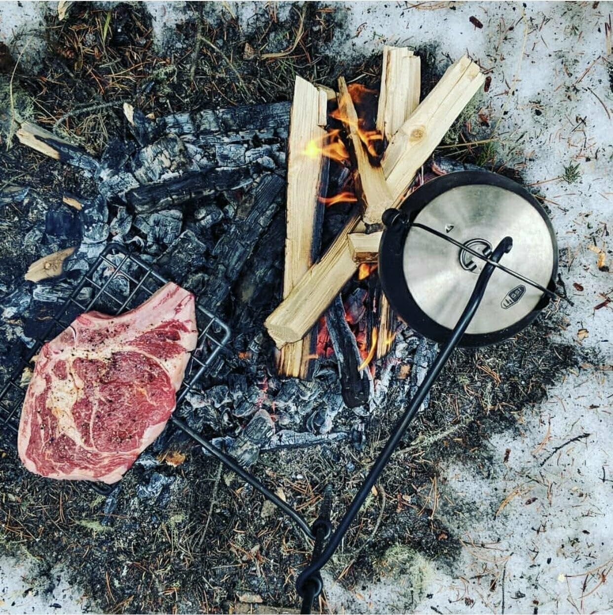 Amazon.co.jp: TJM Metalworks The Original Grill Mini Fire Anchor